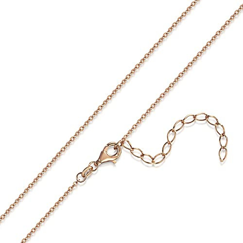 Materia Ankerkette Rosegold 1,2mm - Halskette Damen Silber 925 vergoldet K140