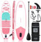 TIGERXBANG Aufblasbare SUP Boards Stand Up Paddleboarding 305x80x15cm mit hochwertigem SUP-Zubehör, Allround-Paddle-Boards für Erwachsene/Kinder, Defender Collection Rosa