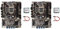 KVSERT Lot de 2 cartes mères B75 BTC + processeur G530 + câble de commutation LGA1155 8XPCIE Adaptateur USB Support 2 cartes mères DDR3 B75 USB BTC
