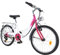 WOQLIBE Kinderfahrrad 20 Zoll 6-Gang Fahrräder Rosa Jugendliche Fahrrad Bike Citybike für 110-140 cm mit Lampe