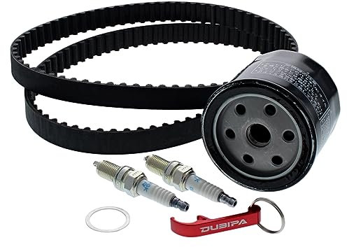 DuBiPa Inspektionsset Wartungspaket Set für Ducati Supersport SS i.e. 900 aus Zahnriemen Zündkerzen und Ölfilter