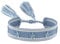Generisch gewebtes Armband, Freundschaftsarmband, Webarmband, besticktes Armband (STERNCHEN Jeansblau)