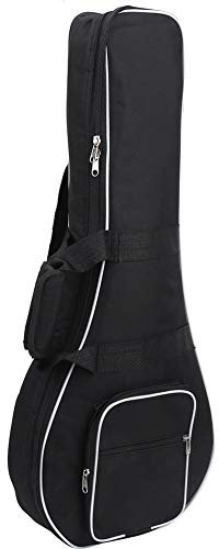 Étui à Mandole 40 × 33 × 10, Sac de Transport pour Mandoline, Portable, Tissu Oxford épais, Double Fermeture éclair avec Poches Latérales