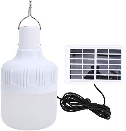 Eujgoov 50 W LED-Solarsystem für den Außenbereich, 50 W Solarleuchte, Solarleuchte, Hohe Helligkeit, Campinglampe, Camping-Notfallleuchte, Tragbare Ladelampe