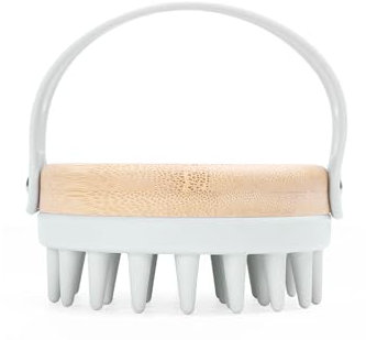 Thapncow spazzola massaggio cuoio capelluto,massaggiatore testa per stimolare la crescita del cuoio capelluto,Rilassamento e pulizia della testa,Spazzola per Capelli in Silicone