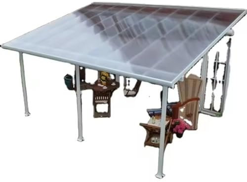 AFGZQ Transparente Polycarbonat-Dachbahnen - UV-Schutz, Wasserdicht, Leicht Zu Montieren for Gewächshäuser, Schuppen, Vordächer - Zuschnitt (Size : 6X 13.1ft)