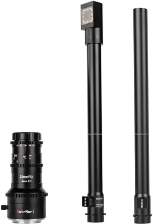 AstrHori 28mm F13 Upgrade Direktsicht und 90° Periprobe Objektiv 2X-Makroobjektiv mit um 360° drehbarer Basis for Leica/Panasonic/Sigma L Mount Series Mirrorless Cameras FP,S5,S1,S1R,S1H,SL,TL,TL2.etc