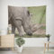 EHOMERY Wandbehang Om Wanddekoration Klein Nashorn Wandteppich Bunt Gross Yoga Wandtuch Wohnzimmer Schlafzimmer Wandbehang Dekoration 200x150cm