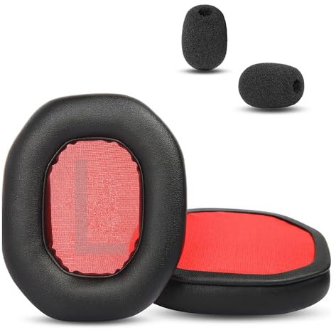 Teufel Cage Ohrpolster Ersatzkissen mit Protein Leder für Teufel Cage Gaming Kopfhörer