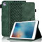 Étui pour iPad Pro 9.7 2016 (modèle : A1673 A1674 A1675) Étui de protection en cuir de qualité supérieure avec fente pour carte de veille/réveil automatique, support multi-angle pour iPad Pro 9.7