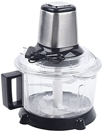 5 Liter Edelstahl Elektrisch Zerkleinerer Multi Küchenmaschine Fleischwolf für Haushalte, Küchen, Metzgereien, Restaurants, Kantinen