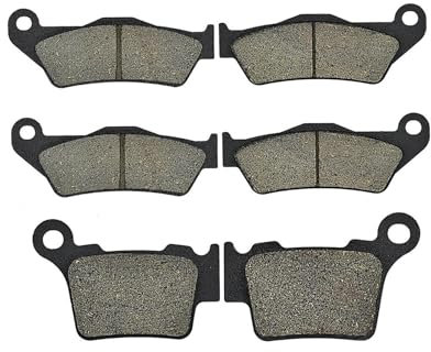 SCSTHRCRA Motorrad Vorder Hinter Bremsbeläge Motorrad Bremsbeläge Vorne Und Hinten Für H&usqvarna CR FC FE FX TC TE WR TXC Für K&TM SX XC XC-F XCW SXF EXC EXCF XCRW 85cc-530cc (Rear1 Front2)