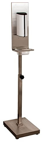 AcMax kontaktlose Station Desinfektionsspender mit hochwertigem Edelstahl Ständer