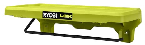 Ryobi Mensola LINK Porta Detergenti e Rotolo Carta RSLW403 | Porta rotolo integrato reversibile, capacità 9 kg, ideale per detergenti e accessori per la pulizia
