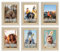 VictoR antiker - kunstvoller Fotorahmen „Chagall“ in Beige Gold - 6er Set 10x15 cm - Bilderrahmen Vintage - geeignet für Urkunden - Zeugnisse - Bilderrahmen Set Beige Gold 10x15 - Barock