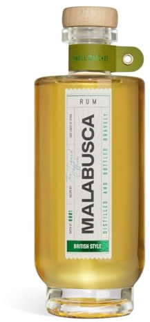 Malabusca Ron 700 ml - British Style, Ron premium estilo inglés. Botella sin estuche individual.