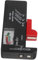 DIYEAH Tester per Batterie Digitale Bt168 per Aa Aaa 9V Misuratore Tensione Facile Usare per