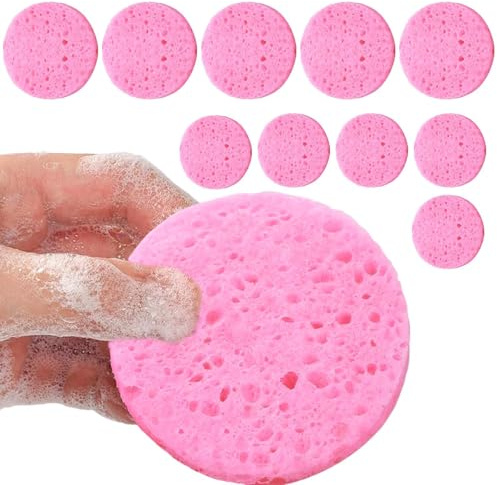 Sponge für die Gesichtsreinigung – Kosmetik-Schwämme | Weiche Pads zum | Entfernen von Make-up, ein Peeling-Peeling, eine Schönheitsroutine der natürlichen Haut