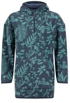 Weird Fish Ester Eco Printed Polar Popover Hoodie. (Jumper/Sweater/Fleece)