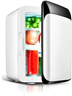 LRFVADW Mini Fridge 10L Mini Car Refrigerators Portable Cooling Warming Fridge Freezer Cooler Travel Warmer for Auto Use Outdoor Picnic