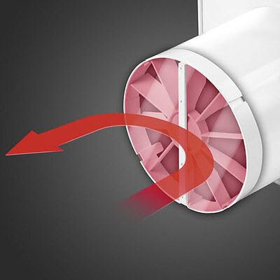 Armar Trading LTD Extractor Fan Non-Return Valve Ducting Pipe Backdraft Shutter Wind Shutter (125mm / 5)