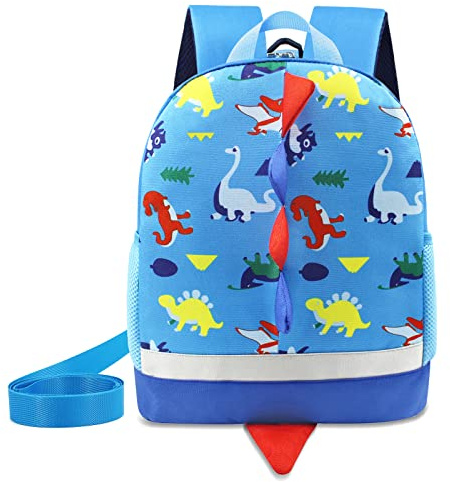 Cosyres Kids Dinosaur Backpack Boys Toddler Backpack Rucksack Bag Blue