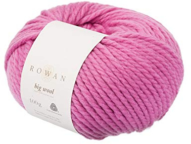 Rowan Big Wool Aurora Pink 100% Wool Yarn - 100g