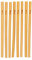Wakecup Pailles réutilisables en bambou | Lot de 8 pailles biodégradables, respectueuses de l'environnement | Pailles durables