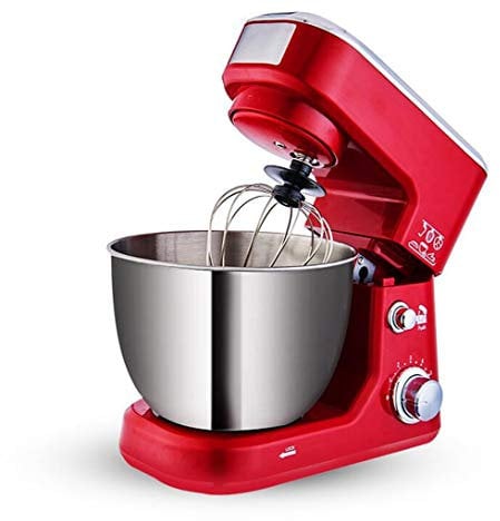 XGHW Stand Mixer 3 In 1 Dough Hook 4 Liters Stainless Steel Mixing Bowl 6 Speed 600W Tilting Food Mixer Kitchen Electric Mixer Whisk Beater