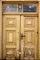 Queence Designer-Garderobe | Wandgarderobe | Flurgarderobe | Garderobenhaken | Garderobenpaneel | Urban Look | Kleiderständer | Kleiderablage | Garderobenständer, Größe:80x120 cm, Farbe:Gelbe Tür