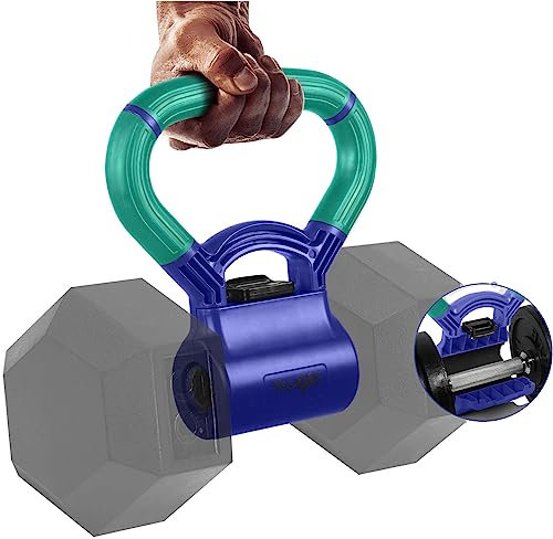 Yes4All TPH9 Kettlebell Griff, Blau/Türkis, Hantel-Konverter