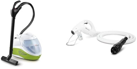 POLTI PVEU0085 FAV80 Dampfsauger, tötet und beseitigt 99,99%* der Viren, Keime und Bakterien, Aluminium + Sani System Gun für Polti Vaporetto, Zubehör für die Dampfsanitisierung von Oberflächen