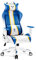 Diablo X-One 2.0 Gaming Stuhl Gamer Chair Bürostuhl Schreibtischstuhl Verstellbare Armlehnen Ergonomisches Design Nacken/-Lendenkissen Wippfunktion Aqua Blue King (XL)