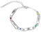 Lam Hub Fong Personalisierte Damen Unendlichkeit Armband mit Gravur 1-6 Name Verstellbare Mutter Tochter Armbänder Geschenk für Muttertag Geburtstag Weihnachten (4 Name)