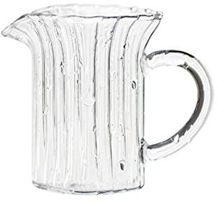 Sauce Boat Household Heat-resistant Glass Teapot Daily Fruit Juice Drink Can British Coffee Milk Jug Microwave-heated Milk Cup, Suitable for Family Cafes Gravy Boat ( Size : Square bottom )