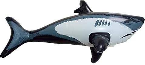 Ailopta Schwimmer für Haifischbecken,Shark Long Aufblasbare Tiere Shark Toys | Floating Shark Dekorationen, Shark Pool Float für kleine Teenager Erwachsene Ocean Marine Beach