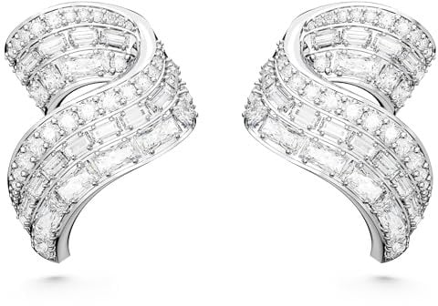 Swarovski Hyperbola Ohrringe, Rhodiniert, One Size