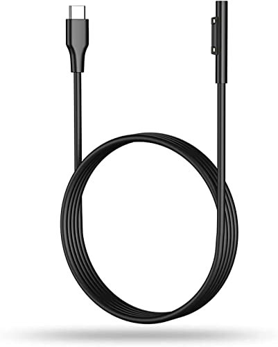 AICARGER USB C zu Surface Kabel für Surface Laptop /2/3, Typ C zu Surface Pro 3/4/5/6, Surface Go /2 36W 44W 12V15V/2.58A