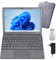 HBESTORE Mini ordinateur portable, 10,1, 8 Go de RAM, 128 Go, écran IPS avec processeur Intel Celeron N4020 (jusqu'à 2,8 GHz), léger et puissant avec Windows 11 OS Petit ordinateur portable (gris fer