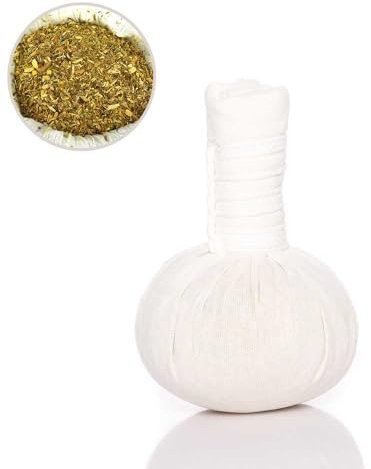 Kitama Kräuterstempel 100g (Gramm) Original Kräuter aus Thailand für Kräuterstempel Massage - zur Entspannung - Lösung von Verspannungen (10 Stk.)