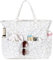 LEDAOU Strandtasche, wasserdicht, sanddicht, für Damen, Pooltasche mit Reißverschluss, für Fitnessstudio, Lebensmittel, Reisen, mit Nassfach, Leopardenmuster, Large