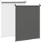 WOLTU Verdunkelungsrollo Klemmfix Thermorollo Fensterrollo innen ohne Bohren Rollo Verdunkelung Sichtschutz Sonnenchutz Klemmrollo Seitenzugrollo für Fenster & Tür 100x150cm, Schnurlos Anthrazit