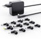 100W USB C Universal Netzteil Laptop Ladekabel für Lenovo MacBook HP Dell Acer ASUS Samsung Toshiba Sony IBM Fujitsu Gateway 12V 18.5V 19V 19.5V 20V DC Power Supply mit 13 Steckers inkl USB C