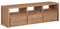Buzaza TV-Schrank Massivholz Teak mit natürlichem Finish 120×30×40 cm Wohnwand Wohnzimmer Fernseher Schrank TV MöBel TV Sideboard TV Unterschrank