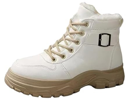 Scarponcini da Donna da Neve Stivali Neve con Caldo Foderato Scarpe da Trekking Boots Donna Sci Morbidi all'Aperto Scarponi Antiscivolo Platform Inverno Stivaletti Dopo Sci Offerta Comode