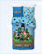KK SHOPPING Versandhandel Klaus Kolodzie Minecraft Bettwäsche-Set 135x200 cm, 80x80 cm Blau und Grün, für Jungen