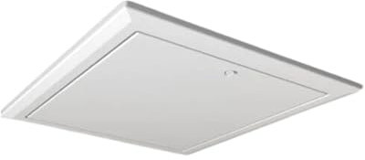 [FIXINGS DIRECT] Insulated Plastic Hinged Loft Access Door and Insulated loft Hatch - Energy Efficient, White (562 x 662 mm) - Trap loft Door and loft Hatch Insulated