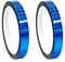 Qrity 2 Rouleaux 10 mm x 50 m Ruban Adhésif Décoratif, for Bricolage, Artisanat, Emballage, Décoration, Mariage, Bleu
