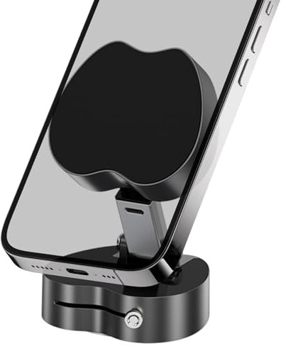 Vakuum Magnetischer Handyhalter | 360-Grad Verstellbare Klappbare Saugmontage Für Smartphones | Campingzubehör Für Auto Armaturenbrett Büro Schreibtisch Reise