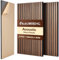 ​​Akustikpaneele Selbstklebend 2er Set 100x52cm, Schalldämmung Echoreduzierung Wandpaneele aus Holzfurnier - akustikpaneele holz für Wanddekoration Wohnzimmer, Büro & Home Office​​